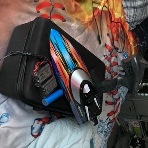 Boat comes with batteries charger included and remote